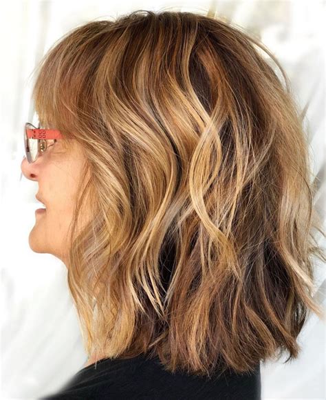 Wavy Shaggy Copper Blonde Bob Modern Hairstyles Hair Styles Hair