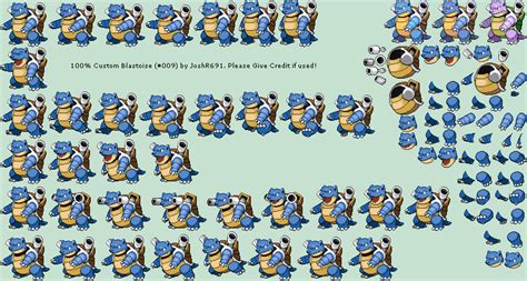 Those sprites are not completed (yet), but may eventually be added. Custom / Edited - Pokémon Customs - #009 Blastoise - The ...