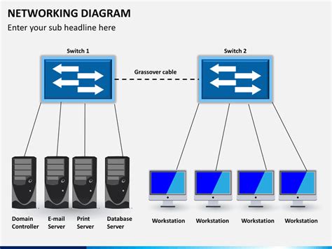 Networking Diagram Powerpoint Template