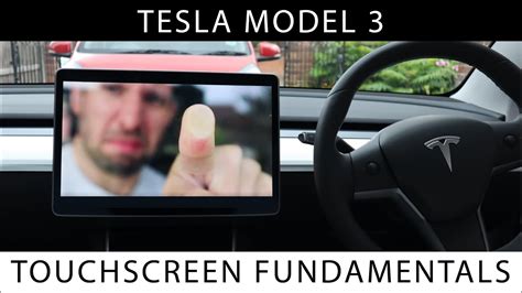 Tesla Model 3 Uk Touchscreen Fundamentals And Tutorial Youtube