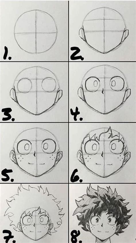 Dibujos Manga Paso A Paso Tutorial Como Dibujar Anime Facil Paso A