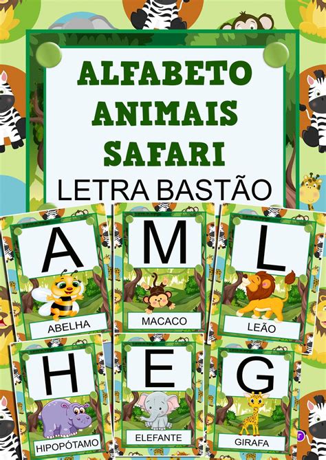 Alfabeto Safari Para Imprimir Pdf