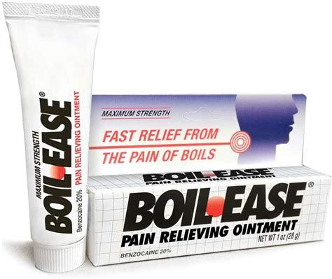 Boil Ease Pain Relieving Ointment Maximum Strength 1 Oz