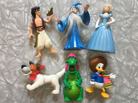 Lot Of 6 Disney Masterpiece Collection Mcdonalds Happy Etsy Happy Meal Toys Disney Happy