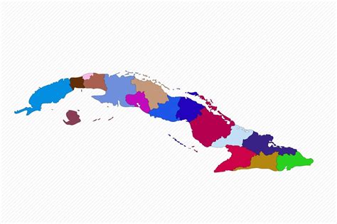 Mapa Detallado De Cuba Con Estados 2209330 Vector En Vecteezy