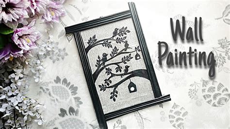 Diy Wall Painting With Newspaper Handmade Wall Painting Home