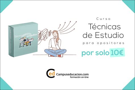 Curso De Técnicas De Estudio Para Opositores Por Solo 10€ Educación 20