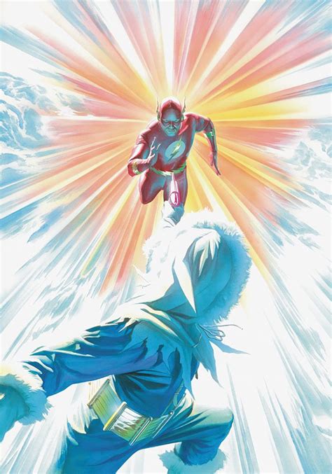 Flash Vs Captain Cold By Alex Ross Marvel And Dc Pinterest Comic