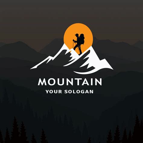 Mountain Logo On Behance Mountain Logos Outdoors Logo Design