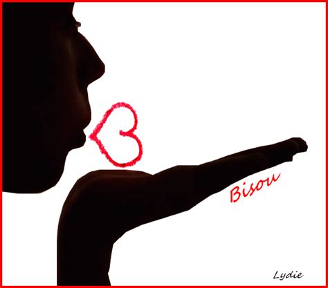 Bisous Envoyer Un Bisou Coeur Image Animated GIF