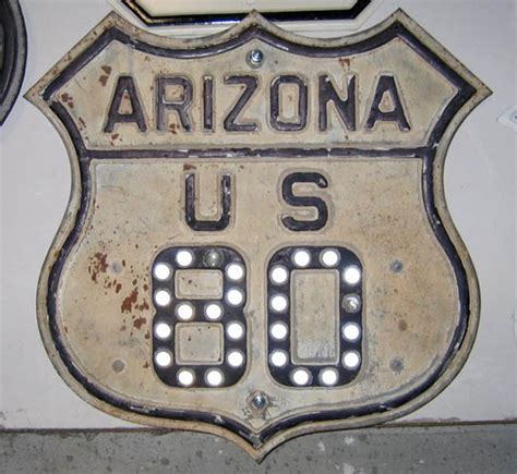 Arizona U S Highway 80 Aaroads Shield Gallery