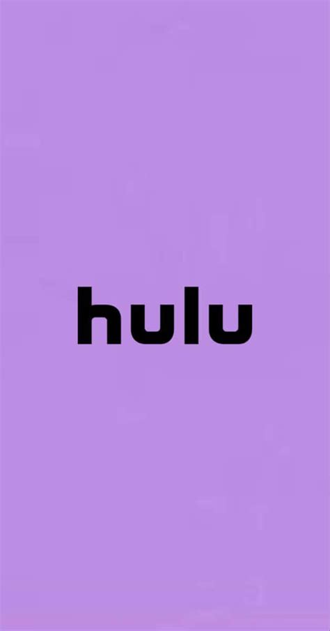 Download Hulu Logo On A Purple Background