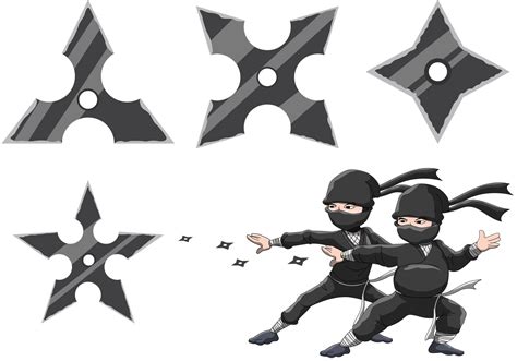 When you are done, it should look like this. Ninja's Star Vectors - Download Free Vectors, Clipart ...
