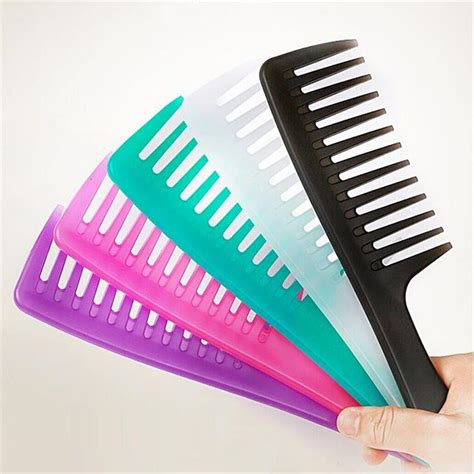 Hairdressing Tool Large Wide Toothed Curly Hair Comb Household Unisex
