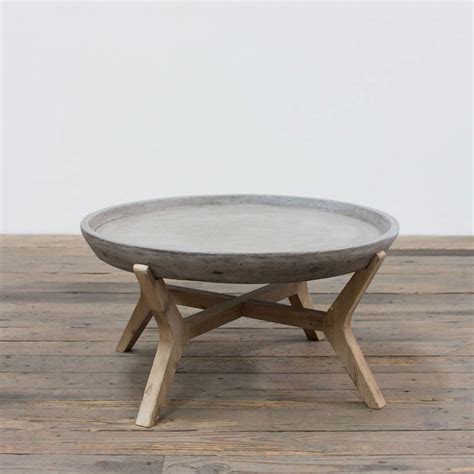 15% off dining furniture bundles. Diy Concrete Coffee Table Round in 2020 | Round wood ...