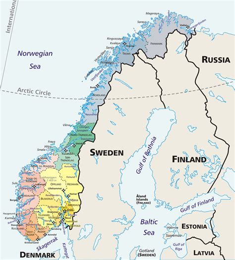 List 96 Pictures Where Is Norway Located On The Map Excellent 102023