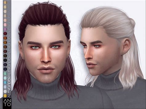 The Sims Resource Anto Alexander Hairstyle