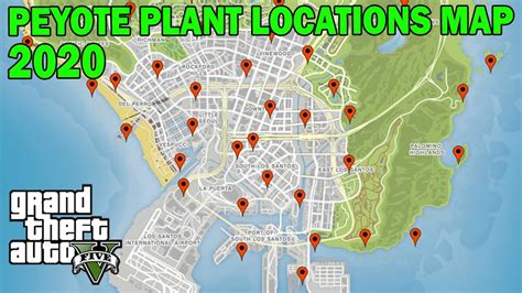 Peyote Plant Locations Map All The Locations Of The Peyote Plants