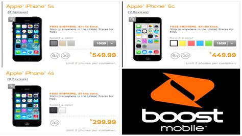Iphone 5s And Iphone 5c Boost Mobile Official Price Youtube