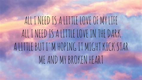 Me And My Broken Heart Lyrics Rixton Youtube
