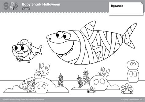 Baby Shark Coloring Pages Baby Shark Coloring Pages Images Free