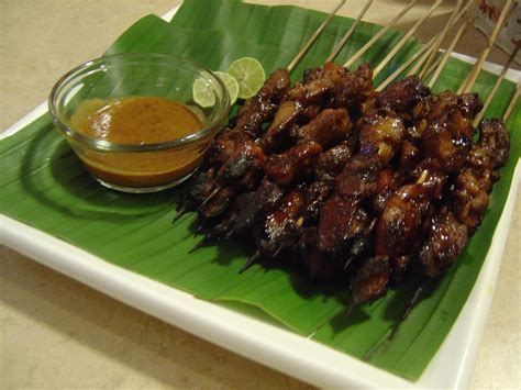 sate ayam from indonesia indonesian cuisine indonesian recipes sate ayam spicy peanut sauce