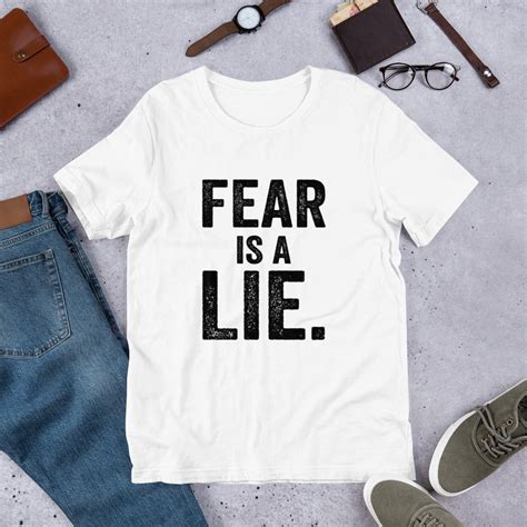 fear is a lie fear is the mind killer faith over fear fuck etsy
