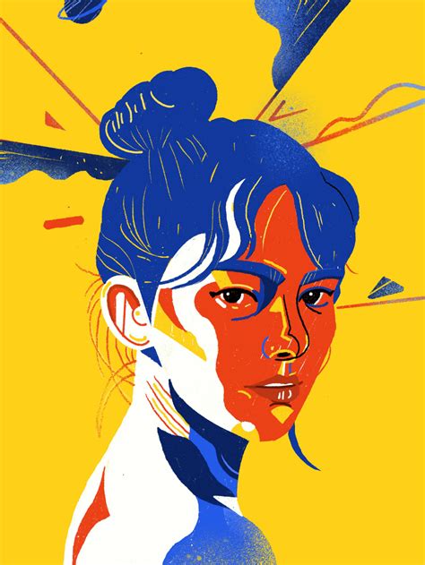 Illustrated Portraits New Style On Behance Illustration Art Drawing Portrait Art Illustration