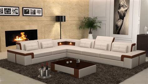 New Design Sofa Corner Sofa With Led Light Sofa In Living Room Sofas