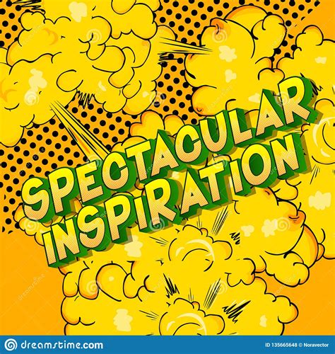Spectacular Inspiration Comic Book Style Words Stock Vector