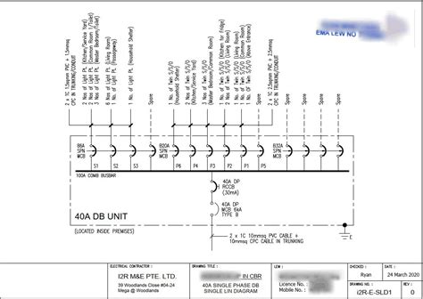 Single Line Diagram Sld Drawing Wo Lew Endorsement Everything