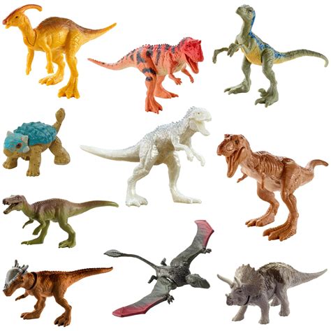 Jurassic World Dominion Mini Dinosaur Figures 20 Small Toys With Authentic Design In Scale