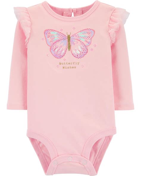 Butterfly Flutter Bodysuit Carters Baby Girl Toddler