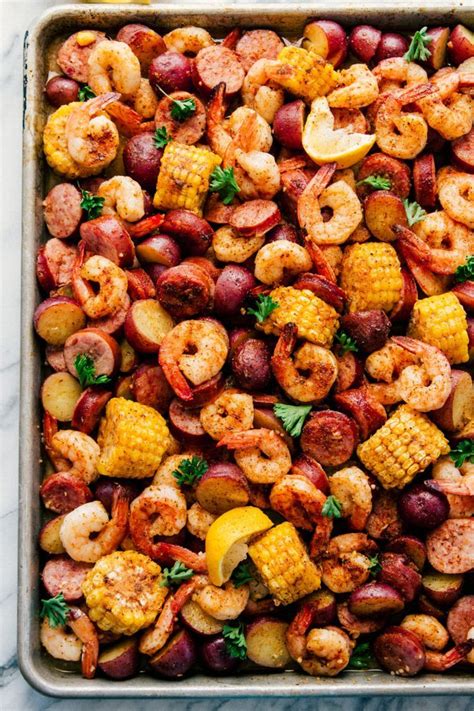 In All Things Simple Delicious And Mouth Watering This Sheet Pan Garlic Shrimp Broil Is Going