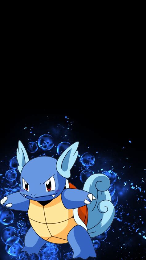 A Blue And Yellow Pokemon Wallpaper With An Image Of A Pikachu