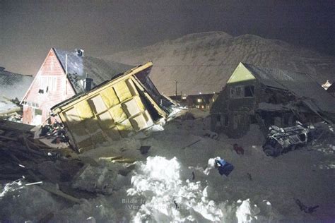 Apocalyptical Snow Storm And Avalanche Engulf Svalbard Norway Strange Sounds