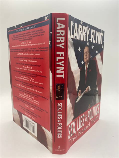 Sex Lies And Politics Larry Flynt Signed Book
