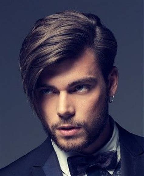 Generally, this haircut involves being shorter around the nape of the neck and ears and then graduates into a longer style on top. 16 Fabulous Medium Length Hairstyles For Men - Styleoholic