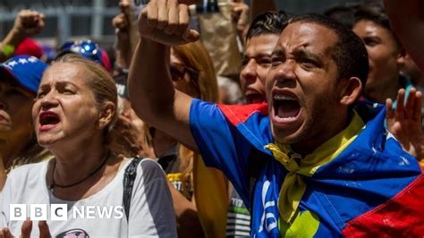 Venezuela Opposition March Over Referendum Delays Bbc News
