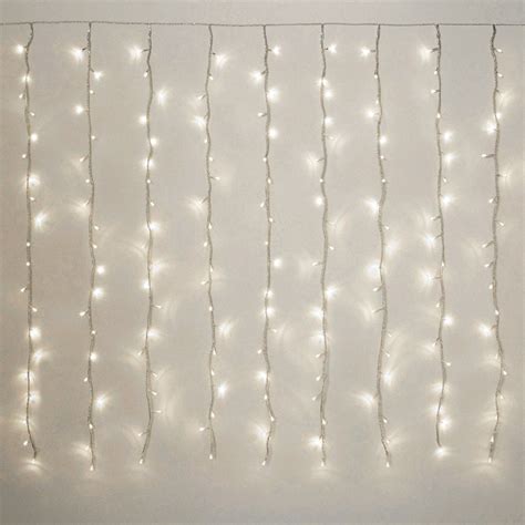 Led Curtain Fairy Lights Multi Function 198 Led White