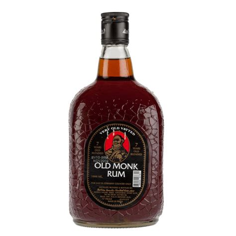 Old Monk Rum 750ml Btl Counties Inn Liquor