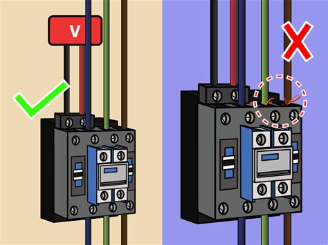 How To Wire A Contactor 8 Steps With Pictures Wikihow