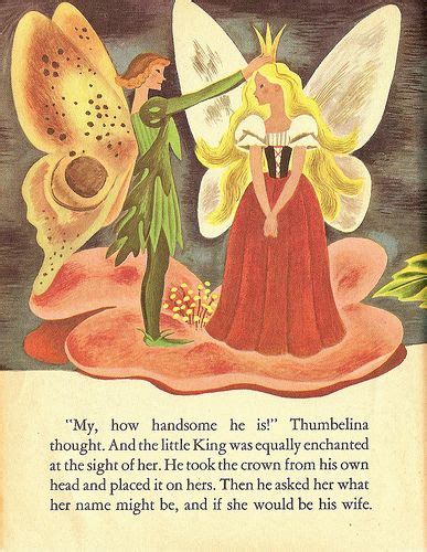 Thumbelina King Of The Flower Spirits Fairy Tales Thumbelina