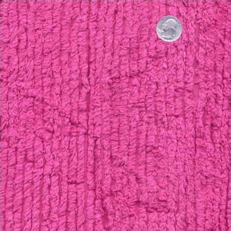 Hot Pinkfuchsia Chenille Fabric By The Yard Etsy