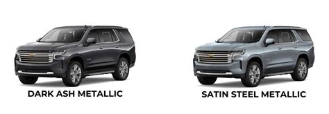 What Are The 2022 Chevy Tahoe Interior And Exterior Color Options