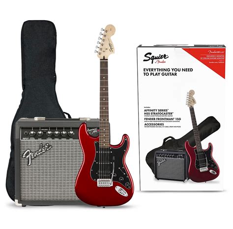 Squier Affinity Series Stratocaster Hss Electric Guitar Pack With