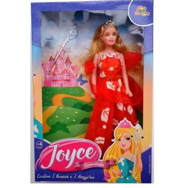 Boneca Infantil Joyce Encantada Brinquedo Para Meninas Shopee Brasil