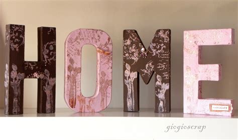 Giogiocraft Home Letters