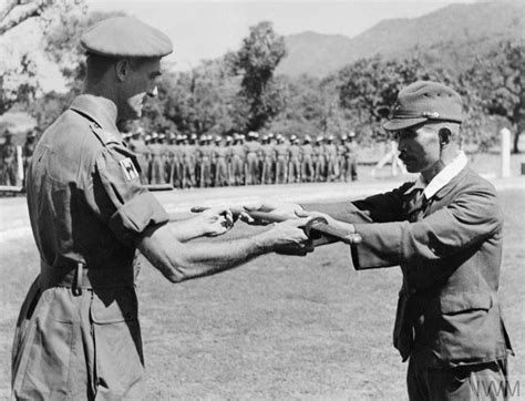 Surrender Of The Japanese 33rd Army 1945 Imperial War Museums