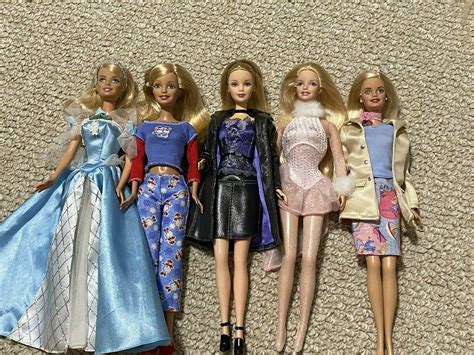 Lot Of Early 2000s Barbie Mattel Dolls